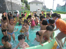 子供　人拓 きままにーあれ?これ? 井口台シオン幼稚園